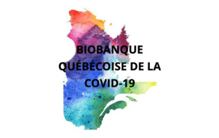 Biobanque Quebecois logo in white background