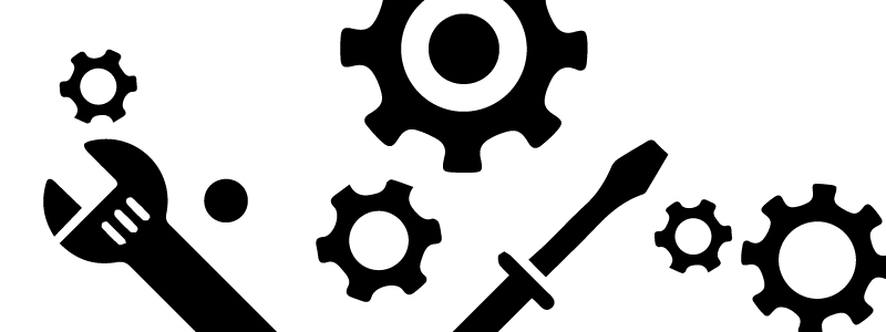 tools icon in a white background