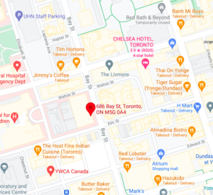 C3G Toronto node address on map